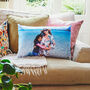Personalised Double Sided Photo Postcard Cushion Cover, thumbnail 2 of 5