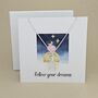 Boxed 'Follow Your Dreams' Star Necklace Card, thumbnail 1 of 3