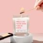 Smells Like Auntie To Be Pregnancy Announcement Candle, thumbnail 1 of 6