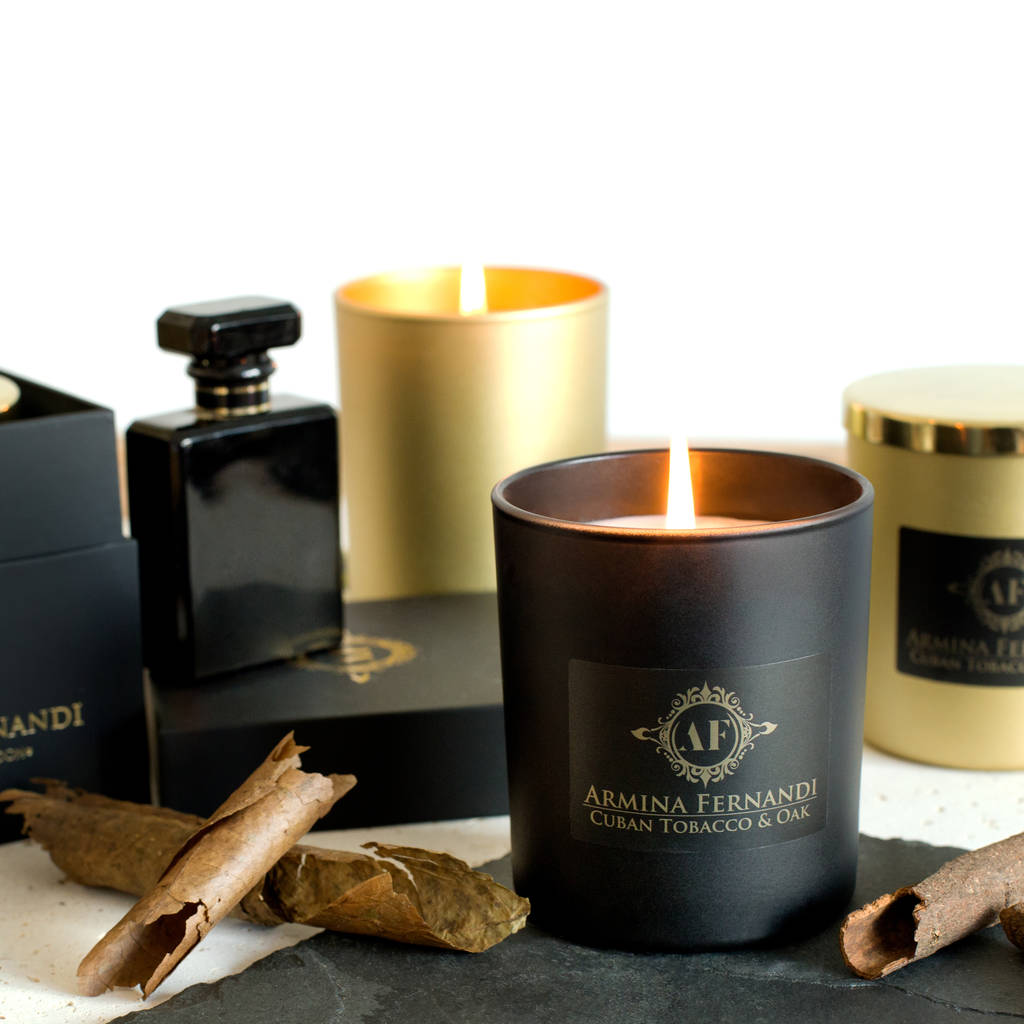 Cuban Tobacco And Oak Candle By Armina Fernandi