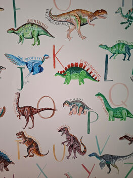 Dinosaur Alphabet Print, 4 of 5