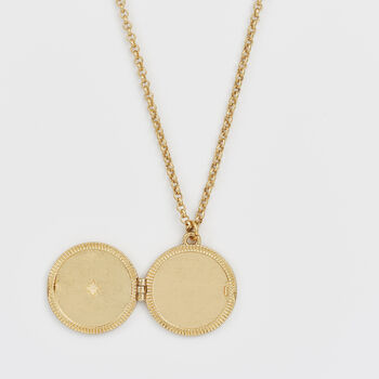 Gold Nightshade Moon Locket Necklace, 4 of 8