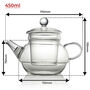 Una Teapot For One 450ml With Cup, thumbnail 2 of 5