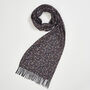 Floral Ditsy Scarf With Tassels, thumbnail 1 of 3