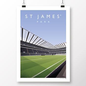 Newcastle St James' Park Milburn/Leazes Poster, 2 of 7