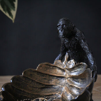 Monkey With Shell Bowl, 2 of 3