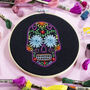 Sugar Skull Embroidery Kit, thumbnail 3 of 5