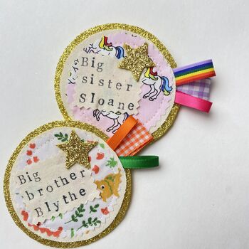 Personalised Big Brother / Sister Badge Pin, 12 of 12