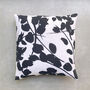 Livia Hand Painted Linen Cushion, thumbnail 1 of 2