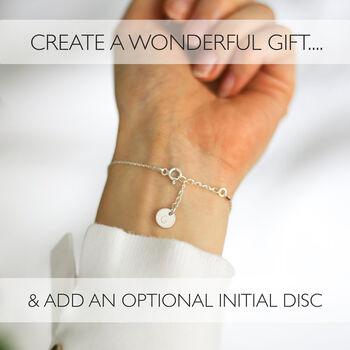 50th Birthday Gift, Interlocking Heart Bracelet, 5 of 7