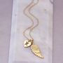 Personalised Angel Wing Necklace, thumbnail 3 of 4