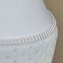 Sterling Silver Double Beaded Anklet, thumbnail 2 of 4