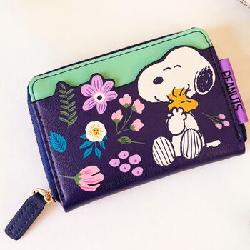 Personalised Peanuts In Bloom Zip Purse, 3 of 7