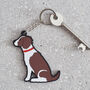Springer Spaniel Key Ring Personalisation Available, thumbnail 5 of 8