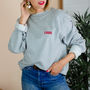 Embroidered Personalised 'Year' Unisex Sweatshirt, thumbnail 3 of 12