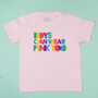 'Boys Can Wear Pink Too' Cool Boys T Shirt, thumbnail 2 of 4