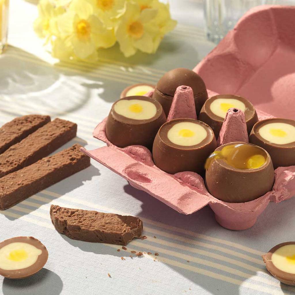 Dippy Chocolate Eggs With Mango Yolk By Choc on Choc