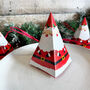 Santa Red Christmas Crackers Festive Novelty Set Of Six, thumbnail 2 of 5
