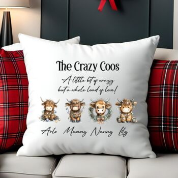 Personalised Christmas Highland Cow Family Gift Collection, 10 of 11