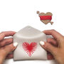 Stitch Love Heart Strings Purse, thumbnail 6 of 10