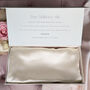 Silk Pillowcase Gift Box Cream 100% Pure Soft Mulberry Silk Satin Standard Double Luxury Sleep, thumbnail 1 of 7