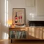 What Time Wine Wall Art Print Kitchen Disco, thumbnail 6 of 11