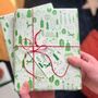 Woodland Winter Christmas Wrapping Paper Set, thumbnail 4 of 8