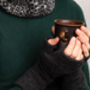 Cosy And Soft Knitted Wrist Warmers Grey, thumbnail 9 of 10