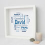 Personalised 70th Birthday Word Art Gift For Him, thumbnail 1 of 3