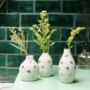Three Queen Bee Mini Vases, thumbnail 1 of 2