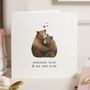 Bear Anniversary Card For Husband Or Wife, thumbnail 1 of 7
