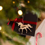 Personalised Wooden Unicorn Gift Tag, thumbnail 2 of 2