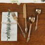 16pc Contemporary Copper Cutlery Set, thumbnail 4 of 4