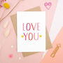 Love You Anniversary Card, thumbnail 1 of 9