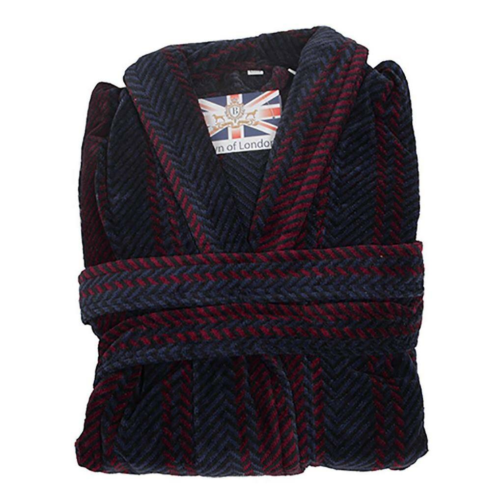 Men's Egyptian Cotton Dressing Gown Arbroath By Bown of London