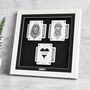 Personalised Couples Gift Royal Lion Playing Cards Gift Frame, thumbnail 4 of 9