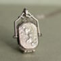 Victorian Sterling Silver Personalised Engraved Locket, thumbnail 1 of 8