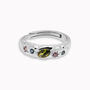 Pastel Stone Scatter Adjustable Ring, thumbnail 3 of 10