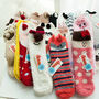 Cute Fluffy Animal Socks Gift Box, thumbnail 2 of 10