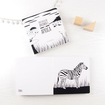 Three Black And White Baby Books With Flash Cards, 4 of 6