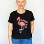 Flamingo Christmas T Shirt, thumbnail 6 of 6