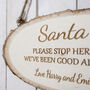 Personalised Kid's Christmas Decorative Sign, thumbnail 2 of 3