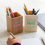 Personalised Best Teacher Pen And Pencil Pot, thumbnail 3 of 4