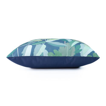 Palm Leaves Water Resistant Garden Outdoors Cushion, 5 of 9