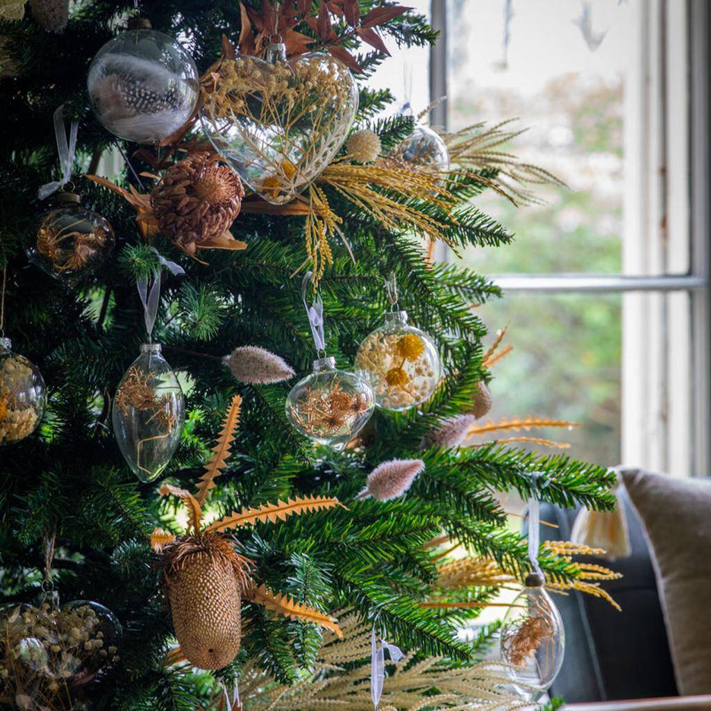 Flora Baubles Bronze Set Of Three