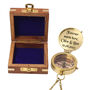 Personalised Brass Compass For Wedding Gift, thumbnail 5 of 11