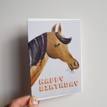 Happy Birthday Horse Birthday Card, 2 of 7