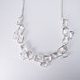 Matt Finish Layered Rectangle Brick Necklace, thumbnail 3 of 3