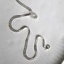 Sterling Silver Slinky Necklace, thumbnail 3 of 6