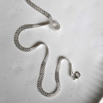 Sterling Silver Slinky Necklace, 3 of 6